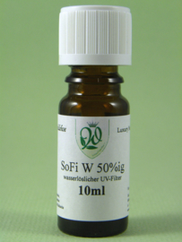 Sofi W 50% 10ml INCI: Phenylbenzimidazole sulfonic acid and tromethamine