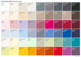 Bella Donna hoeslaken jersey-54 kleuren