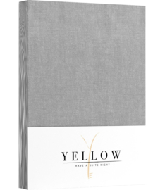 Yellow chambray dark grey 140 x 200/220 cm