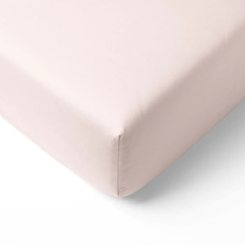 Damai katoenen hoeslaken matras 90 x 200 baby pink