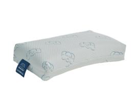 Silvana Flex blauw latex kussen