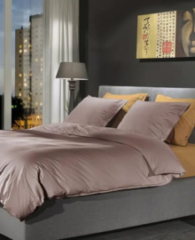 Heckett Lane Yellow Percale dekbedovertrekset Canyon rose 240 x 200