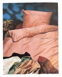 Nightkiss dekbedovertrek satijn roze 135 x 200/220
