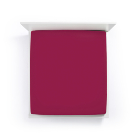 Bella Donna fitted sheet jersey cl. 0030 bordeaux