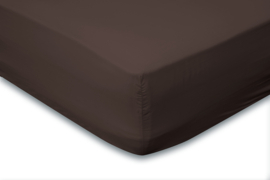 Damai hoeslaken matras 80/100 x 200/210 Chocolade bruin - Voorraad opruiming