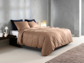 Zohome dekbedovertrekset SATINADO praliné brown 140 x 200/220cm