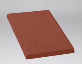 Damai hoeslaken matras 80/90 x 200/220 Terracotta - Voorraad opruiming