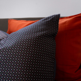 Kayori dekbedovertrekset FUSU katoensatijn blauw