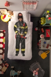 Snurk Firefighter/ Brandweerman dekbedovertrek