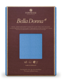 Bella Donna fitted sheet Jersey cl. 0180 azure blue