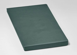 Linette katoenen hoeslaken matras 90 x 200 Jade groen