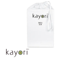 Kayori Shizu hoeslaken perkal katoen wit