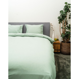 Kayori dekbedovertrekset SARI groen 140 x 200/220 cm