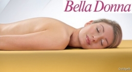 Bella Donna hoeslaken met dubbele split 180 x 210 goudgeel