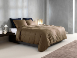 Zohome dekbedovertrekset SATINADO real taupe 140 x 200/220cm