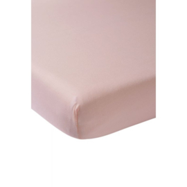Damai hoeslaken matras 80/100 x 200/210 oudroze - Voorraad opruiming