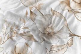 Heckett Lane Giotto  dekbedovertrek off-white 240 x 200/220