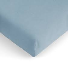 Beddinghouse katoenen hoeslaken 80/90 x 200 Blauw - Voorraad opruiming