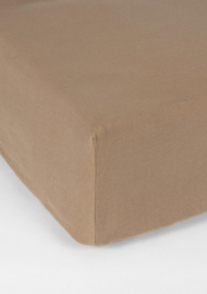 Linea Classica jersey hoeslaken 90/100 x 190/200 Kamel - Voorraad opruiming