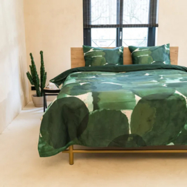 Kayori Oguni Dekbedovertrek Groen – 100% Biologisch Katoen-Satijn