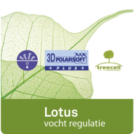 Polydaun Lotus dekbed 4 -seizoenen- vocht regulatie