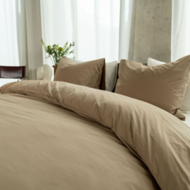Kayori dekbedovertrek Shizu Taupe 240 - 200/220