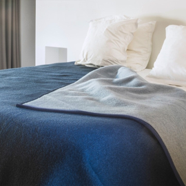 Brun de Vian- Tiran blanket Phenix 85% lambswool