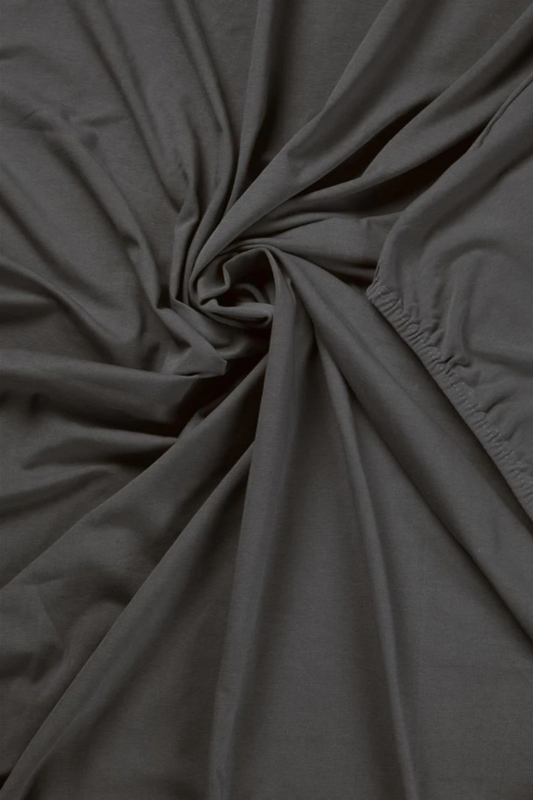 ZoHome Satinado hoeslaken matras 180 x 200 Antraciet - Voorraad opruiming