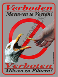 Verboden Meeuwen te voeren 275