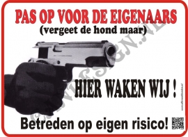 PAS OP VOOR DE EIGENAARS REVOLVER 233 A