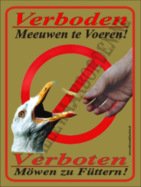 Verboden Meeuwen te voeren 275