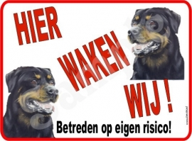 ROTTWEILERS 174 (HIER WAKEN WIJ) OOK OP ANDERE RASSEN TOE TE PASSEN