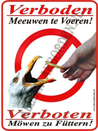 Verboden Meeuwen te voeren 275