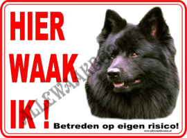 Keeshond 153 (zwart))