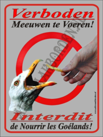 Verboden Meeuwen te voeren 275 (NL/FR.)