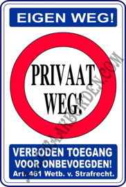 Privaat Weg!