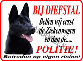 DUITSE HERDER 129 (zwart)