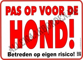 PAS OP VOOR DE HOND! 215