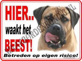 Boerboel 117...Hier waakt het beest!