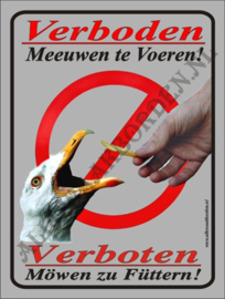 Verboden Meeuwen te voeren 275