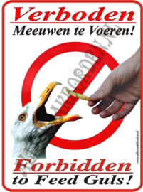 Verboden Meeuwen te voeren 275 (N/E)