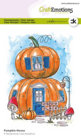 Clear Stamp Carla Kamphuis: A6 - Pumpkin House