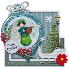 Creatables stencil Open christmas bauble LR0871