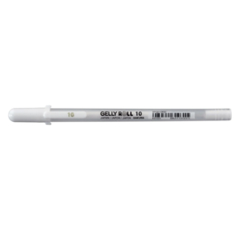 Gelpen wit (maat 10) iets dikker dan normaal