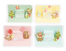 Thinlits Die Set Multi-Phrase Pop-Up Sizzix 665954
