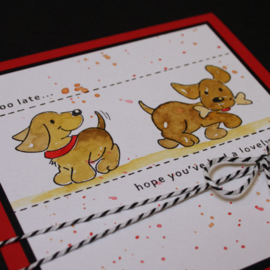 Clear stamp: (EC0177) Eline's cute puppies