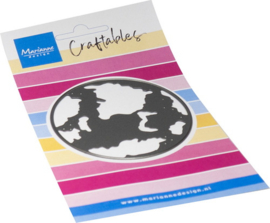 Craftables stencil Full moon CR1707