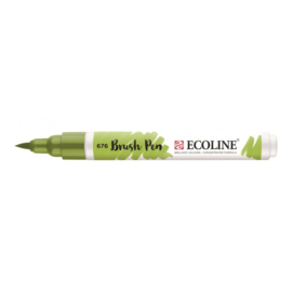 Ecoline brushpen grasgroen 676