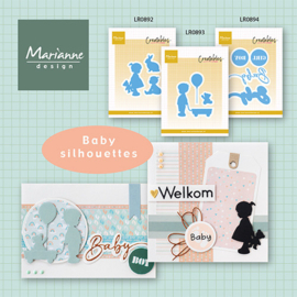 Creatables stencil Silhouette Girl LR0892