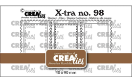 Stans Crealies 3 Postzegels op een rij verticaal CLXTRA98